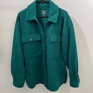 Oversized Green Jacket